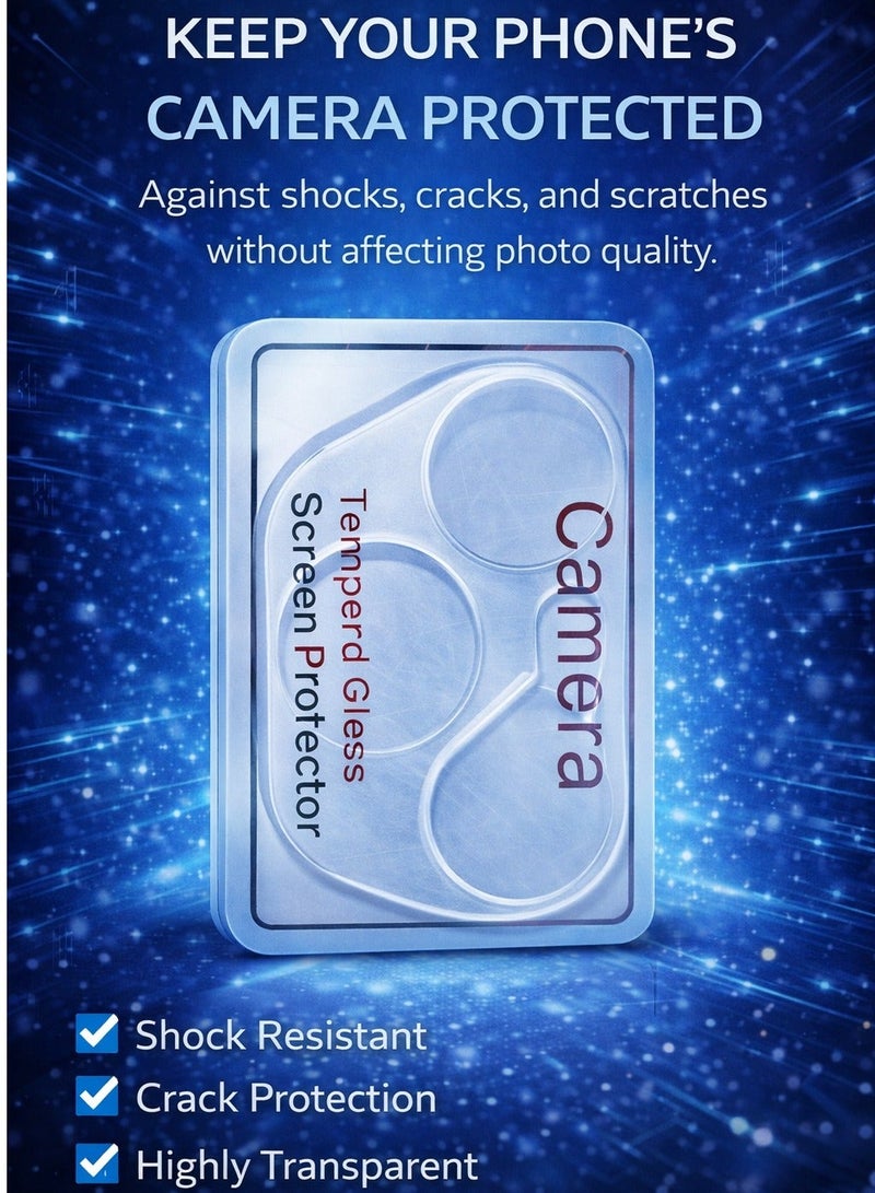 اسكرينة كاميرا شفافة لهاتف Honor 400 Pro – هونر 400 برو أنيقة، بحماية مضمونة من الخدوش والصدمات ووضوح عالي